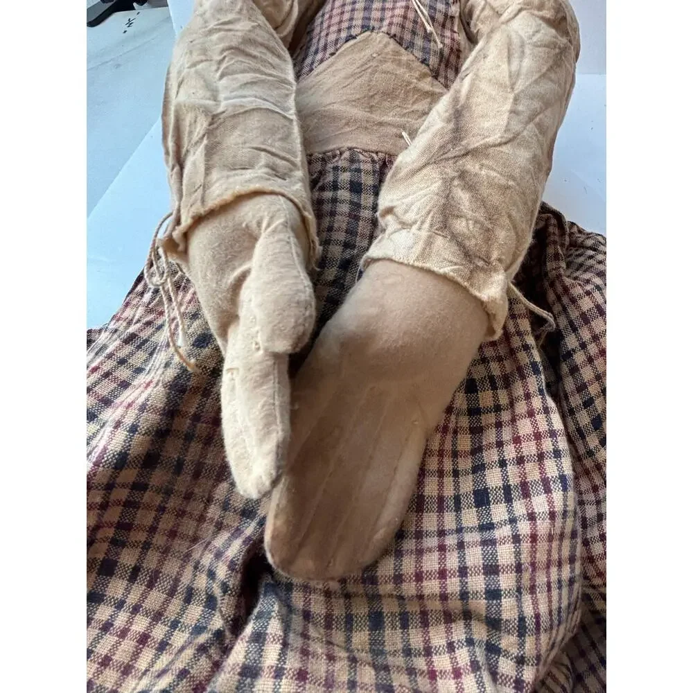 Nancy Evers Signed Primitive Americana Doll 32